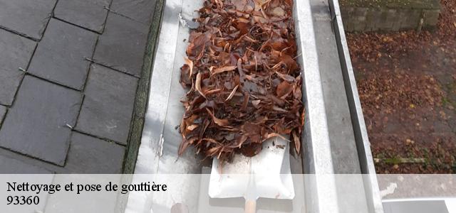 Nettoyage et pose de gouttière  93360