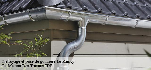 Nettoyage et pose de gouttière  93340