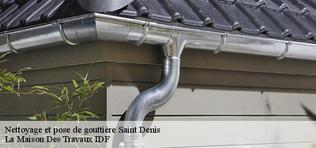 Nettoyage et pose de gouttière  93200