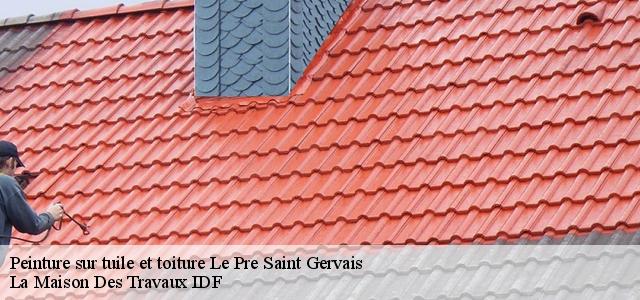 Peinture sur tuile le-pre-saint-gervais-93310 Artisan Zugetta